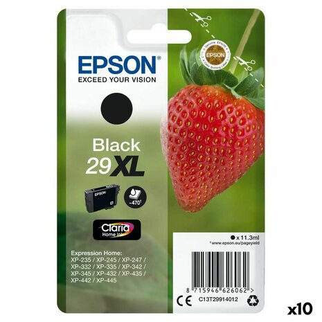 Originele inktcartridge Epson 29 XL Zwart (10 Stuks) 1