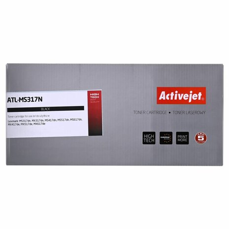 Compatibel Toner Activejet Lexmark 51B2000 Zwart 3