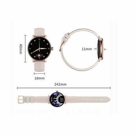 Smartwatch Oromed ORO LADY ACTIVE Roze 1,09" 3