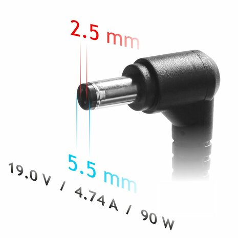 Laptop oplader Akyga AK-ND-10 90 W 3
