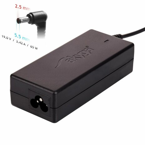 Laptop oplader Akyga AK-ND-01 65 W 1