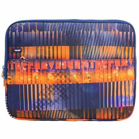 Laptophoes Milan Fizz Marineblauw Oranje 13" 34,5 x 26 x 2,5 cm 1