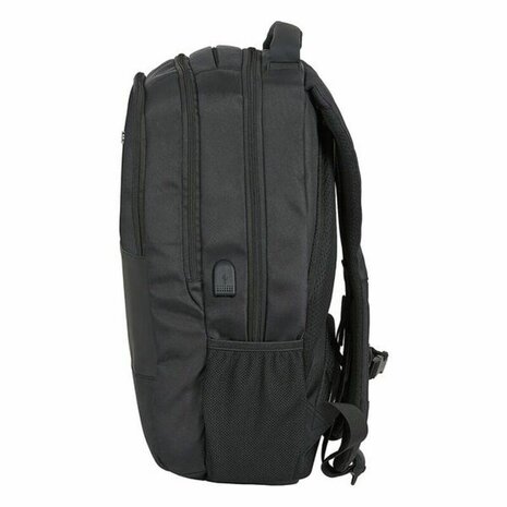 Rugtas voor Laptop en Tablet met USB Uitgang Safta 15,6&apos;&apos; Zwart 30 x 43 x 16 cm 7