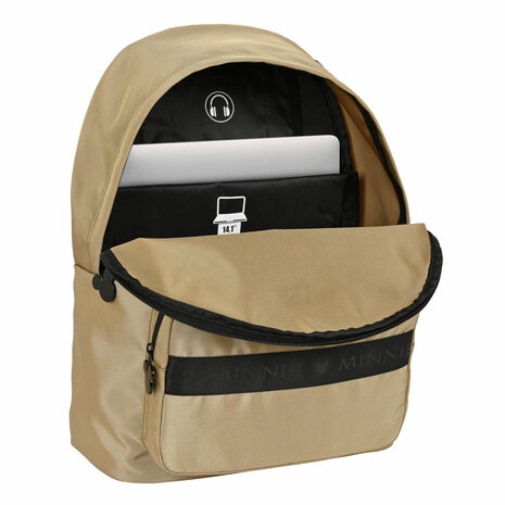 Laptoptas Minnie Mouse 14,1&apos;&apos; Beige 2