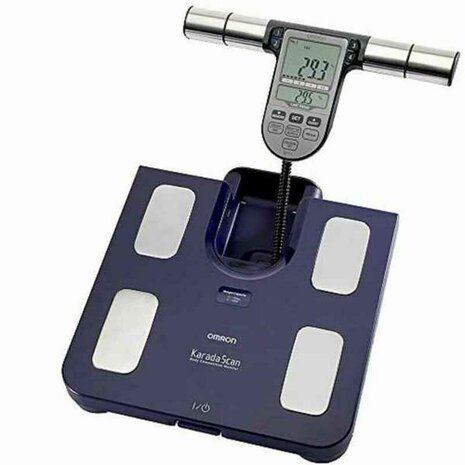 Digitale Personenweegschaal Omron BF511 Blauw Metaal Index Lichaamsvet 1