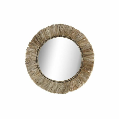 Wandspiegel DKD Home Decor Kristal Natuurlijk Jute (52 x 3 x 52 cm) 1
