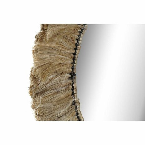 Wandspiegel DKD Home Decor Kristal Natuurlijk Jute (52 x 3 x 52 cm) 2