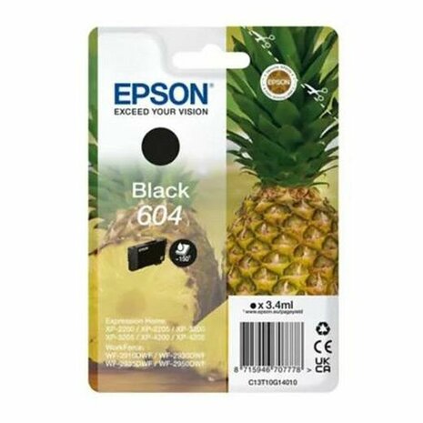 Originele inktcartridge Epson XP-2200 WF-2910DWF Zwart (10 Stuks) 2