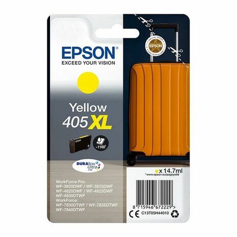 Originele inktcartridge Epson WF-3820DWF, 3825DWF, 4820DWF, 4825DWF, 4830DWF, WF-7830DTWF, 7835DTWF, 7840DTWF Geel (8 Stuks) 2