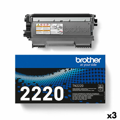 Originele Toner Brother HL2240D/2250DN/2270DW Zwart (3 Stuks) 1