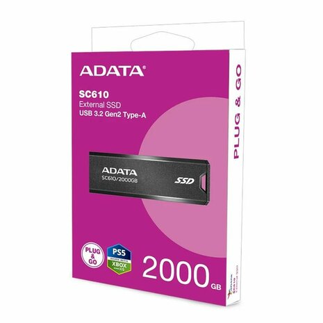 Externe Harde Schijf Adata SC610 2 TB SSD 2,5" 4