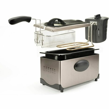 Airfryer Black & Decker ES9730040B 2100 W 3 L Grijs 7