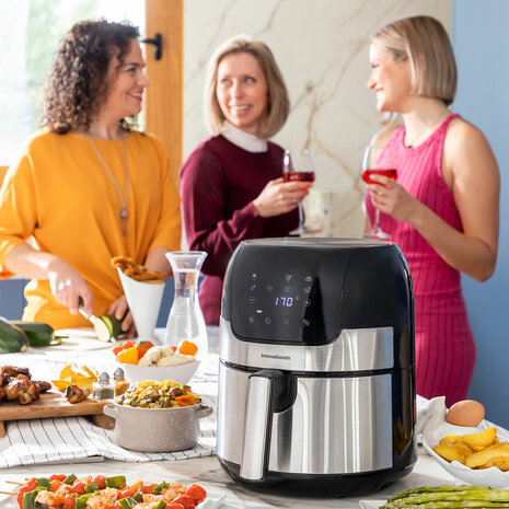 Airfryer InnovaGoods Fryinn 3500 Zwart 1400 W 3,5 L Roestvrij staal 3