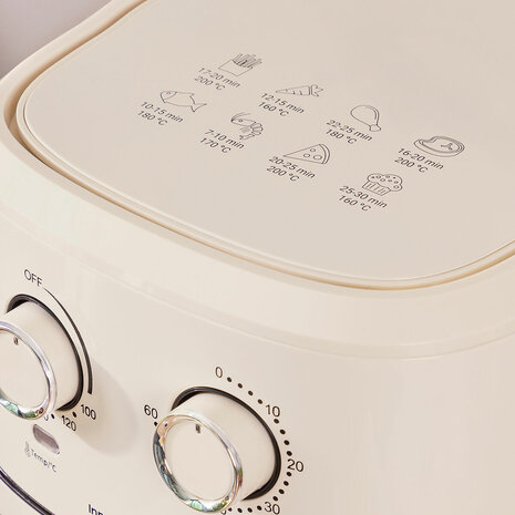 Airfryer InnovaGoods Vynner Pro 6500 Crème 1700 W 6,5 L Roestvrij staal 6