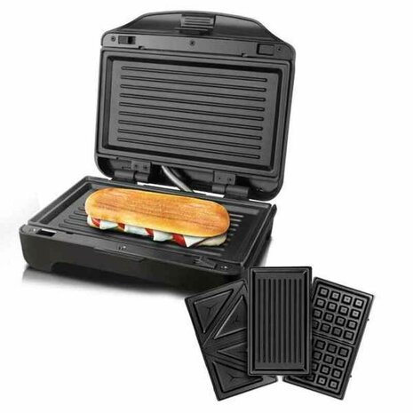 Broodrooster Taurus MIAMI PREMIUM Zwart 900 W 900W 1
