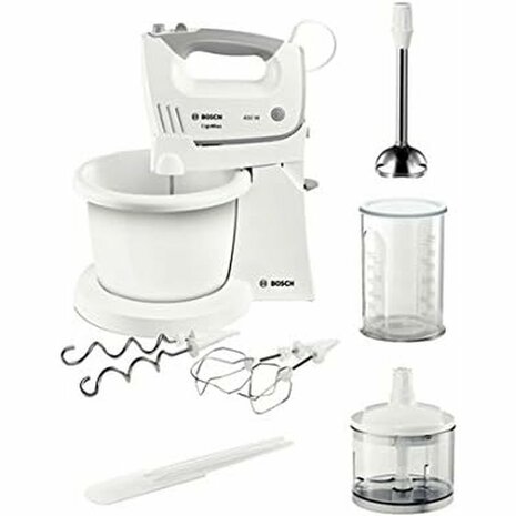 Handmixer BOSCH MFQ36490 Roestvrij staal 8