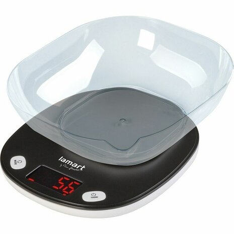 Keukenweegschaal Lamart LT7069 Zwart 5 kg 1 L 1