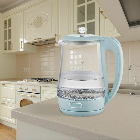 Waterkoker Feel Maestro MR-052 Blauw Kristal 2200 W 1,7 L 3