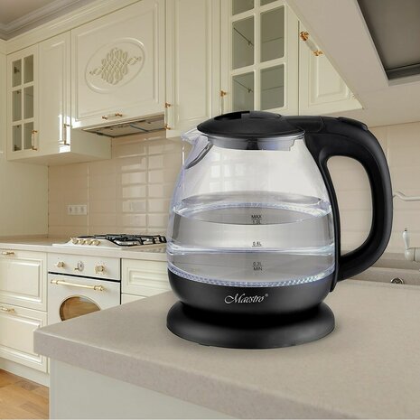 Waterkoker Feel Maestro  MR-055 Zwart Glas 1100 W 1 L 2