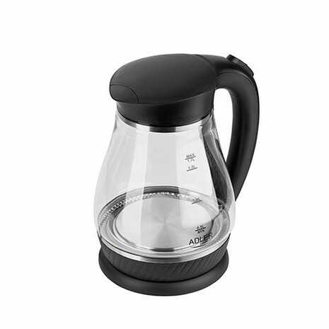 Waterkoker Adler AD 1274 Zwart Glas 2200 W 1,7 L 1