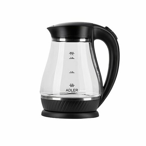 Waterkoker Adler AD 1274 Zwart Glas 2200 W 1,7 L 3