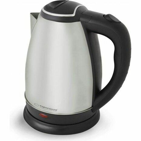Waterkoker Esperanza EKK104X Roestvrij staal Plastic 2200 W 1,8 L 1