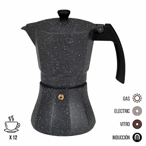 Percolator EDM Zwart Aluminium 12 Koppar Inductie 2