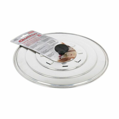 Braadpannedeksel met Stoomgaten Quttin Aluminium Ø 32,5 cm (12 Stuks) 2