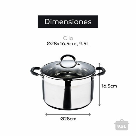 Slowcooker Masterpro bgmp-1506 ø 28 cm (9,5 L) 4