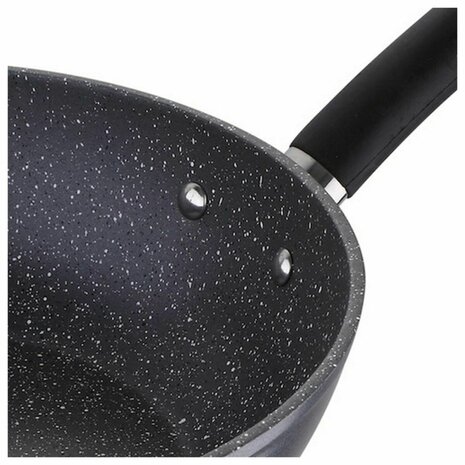 Wokpan Masterpro Grijs Aluminium Gehard aluminium (Ø 28 cm) 2