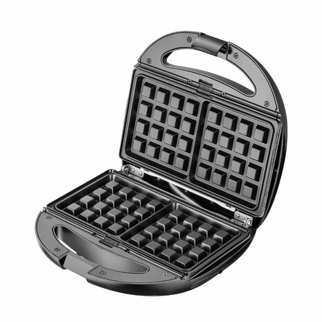 Tosti-ijzer Adler CR 3057 Zwart Zilverkleurig 1200 W 8