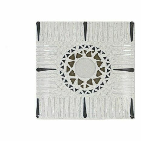 Dessertbord La Mediterránea Barroc 18 x 18 x 2 cm (12 Stuks) (18 cm) 2