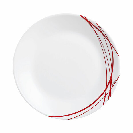 Dessertbord Arcopal Domitille Rojo Tweekleurig Glas Ø 18 cm (12 Stuks) 5