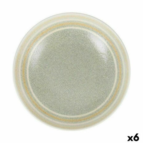 Diep bord Santa Clara Kenia Porselein Ø 20,5 cm (6 Stuks) 1