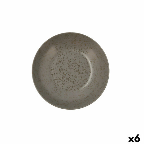 Diep bord Ariane Oxide Keramisch Grijs (Ø 21 cm) (6 Stuks) 1