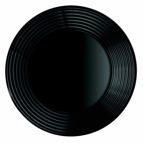 Diep bord Luminarc Harena Zwart Glas (Ø 23,5 cm) (24 Stuks) 3