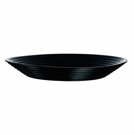 Diep bord Luminarc Harena Zwart Glas (Ø 23,5 cm) (24 Stuks) 4