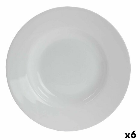 Diep bord Bormioli Rocco Toledo Glas 23 cm (6 Stuks) 1
