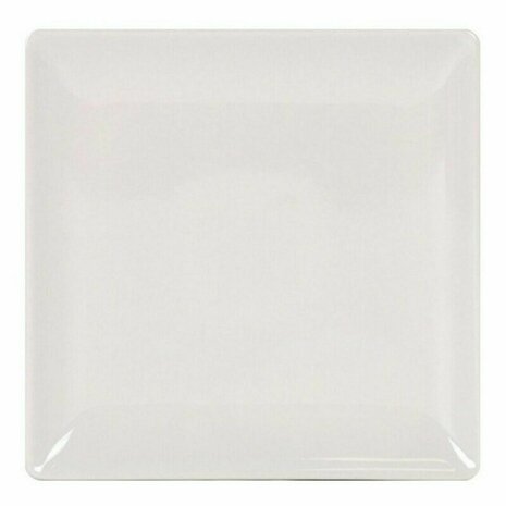 Dinerbord La Mediterránea 41678 Keramiek Ivoor 24 x 24 x 2 cm (6 Stuks) (24 cm) 2