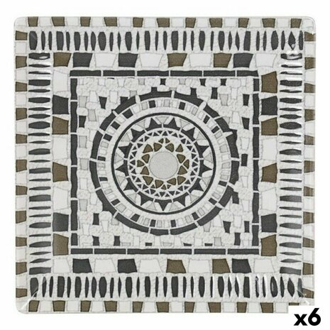 Dinerbord La Mediterránea Barroc Porselein 24 x 24 x 2 cm (6 Stuks) (24 x 24 x 2 cm) 1