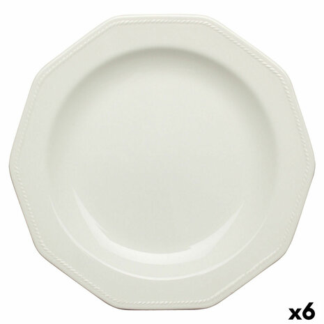 Dinerbord Churchill Artic White Wit Keramisch Porslin Ø 27 cm (6 Stuks) 1
