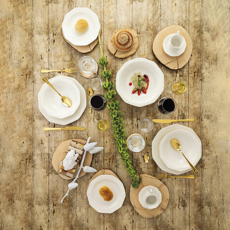 Dinerbord Churchill Artic White Wit Keramisch Porslin Ø 27 cm (6 Stuks) 3