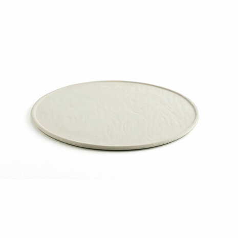 Onderbord Quid Mineral Gres Keramisch Beige Ø 33 cm (6 Stuks) 4
