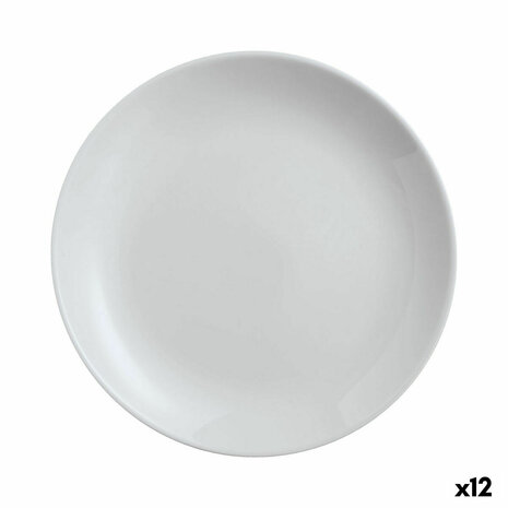 Pizzabord Luminarc Diwali Grijs Glas Ø 32 cm (12 Stuks) 1