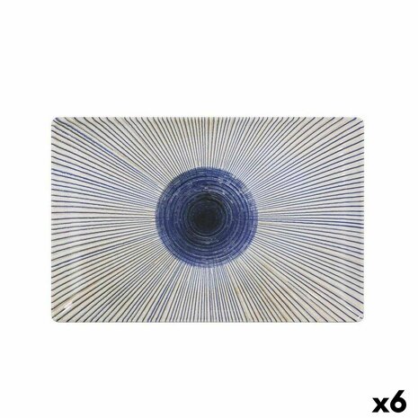 Serveerschaal La Mediterránea Irys Rechthoekig 30 x 20 x 2,5 cm (6 Stuks) 1