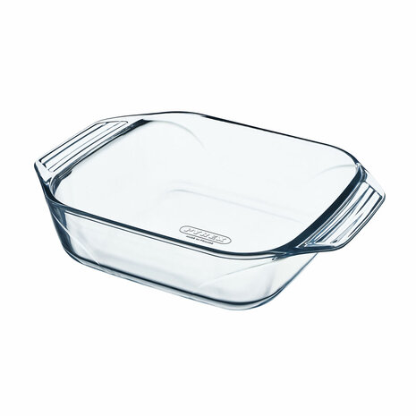 Serveerschaal Pyrex Irresistible Vierkant Transparant Glas 6 Stuks 29,2 x 22,7 x 6,8 cm 2