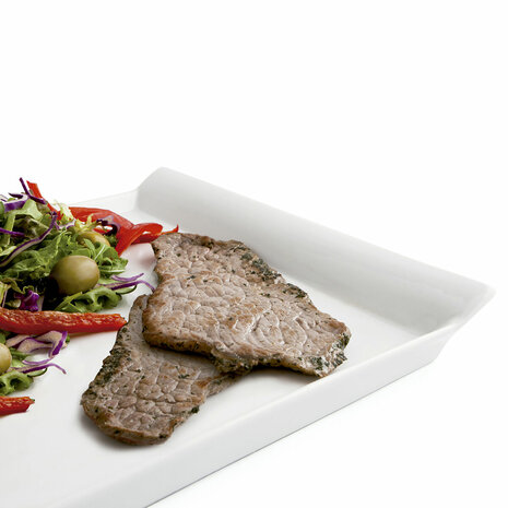Serveerschaal Quid Gastro Fresh Rechthoekig Keramisch Wit (36 x 25 cm) (6 Stuks) 2