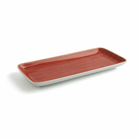 Serveerschaal Ariane Terra Rechthoekig Keramisch Rood (36 x 16,5 cm) (6 Stuks) 4