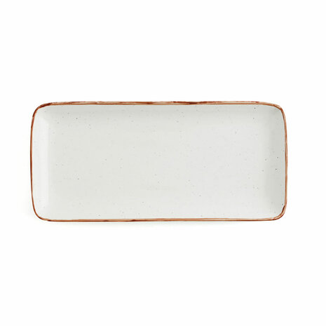 Serveerschaal Ariane Terra Rechthoekig Keramisch Beige (36 x 16,5 cm) (6 Stuks) 3