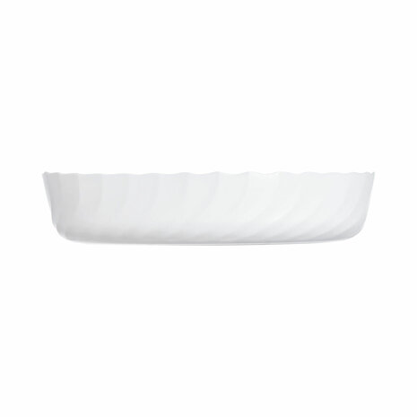 Serveerschaal Luminarc Trianon Ovalen Wit Glas 31 x 24 cm (6 Stuks) 2